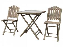 Lyon trädgårdsats 1 bord och 2 stolar H75 / L70 / W70 cm , hemmetshjarta.se