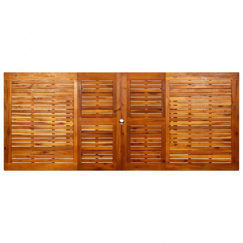 Matbord fr trdgrd utdragbart (160-240)x100x75 cm massivt akaciatr , hemmetshjarta.se