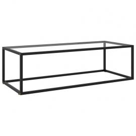 Soffbord härdat glas svart 120x50x35 cm , hemmetshjarta.se