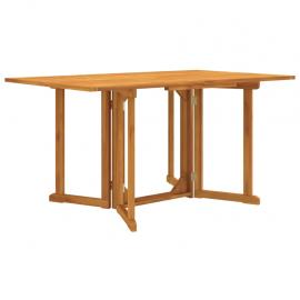 Hopfällbart Matbord för trädgård 150x90x75 cm massivt teakträ , hemmetshjarta.se