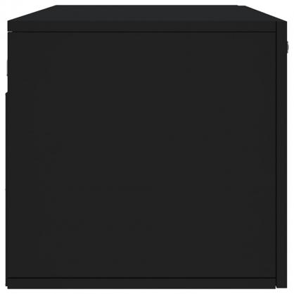 Vggskp svart 100x36,5x35 cm konstruerat tr , hemmetshjarta.se
