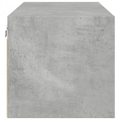 Vggskp betonggr 102x37x35 cm med glasdrrar , hemmetshjarta.se