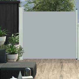Infällbar sidomarkis för uteplats grå 100x300 cm , hemmetshjarta.se