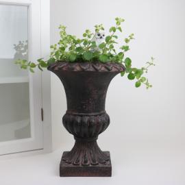 Kruka Pokal antikbrun - 30cm , hemmetshjarta.se