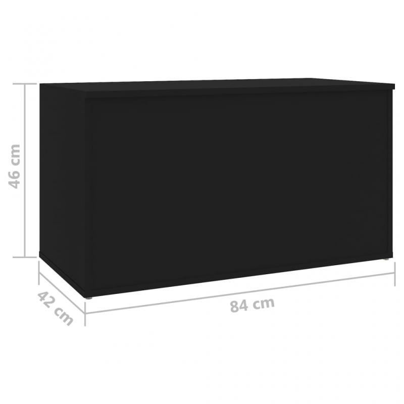 Frvaringskista 84x42x46 cm svart , hemmetshjarta.se