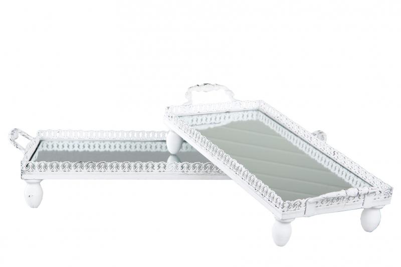 A Lot Decoration - Dekorativ Bricka spegel avlng Antikvit 2-pack , hemmetshjarta.se