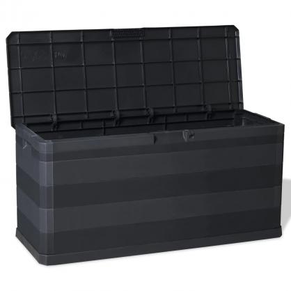 Dynbox 117x45x56 cm svart , hemmetshjarta.se