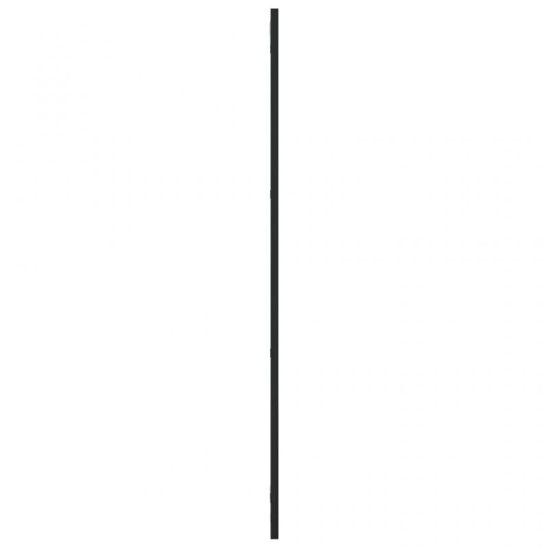 Vggspegel rektangulr svart 30x100 cm jrn , hemmetshjarta.se