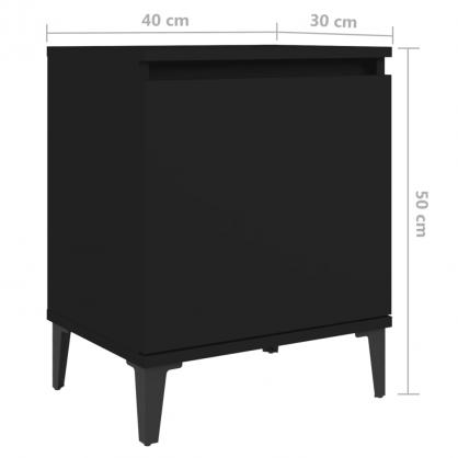 Sngbord 40x30x50 cm svart , hemmetshjarta.se