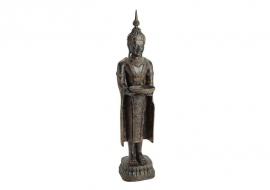 Dekoration Buddha XL brun stående polyresin (B/H/D) 22x76,5x18 cm , hemmetshjarta.se