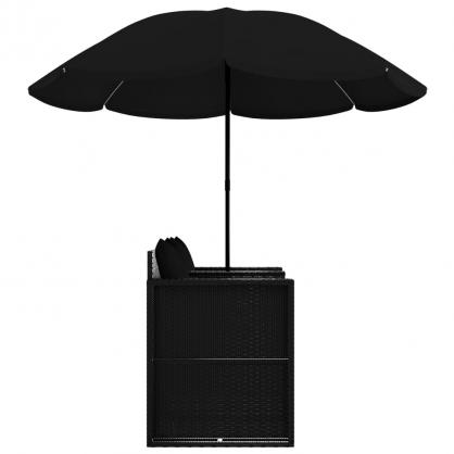 Solsng med parasoll konstrotting svart , hemmetshjarta.se
