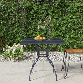 Matbord för trädgård 80x80x72,5 cm stålnät antracit , hemmetshjarta.se