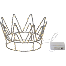 Bordsdekoration LED Crown Krona 17x9,5 , hemmetshjarta.se