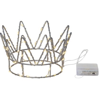 Bordsdekoration Jul LED Lampa Crown Krona 17x9,5 , hemmetshjarta.se