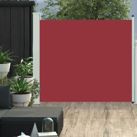 Infällbar sidomarkis för uteplats röd 100x300 cm , hemmetshjarta.se