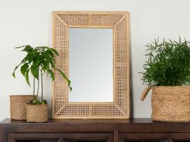 Spegel Rektangle Bambu Natur 51x2x71cm , hemmetshjarta.se