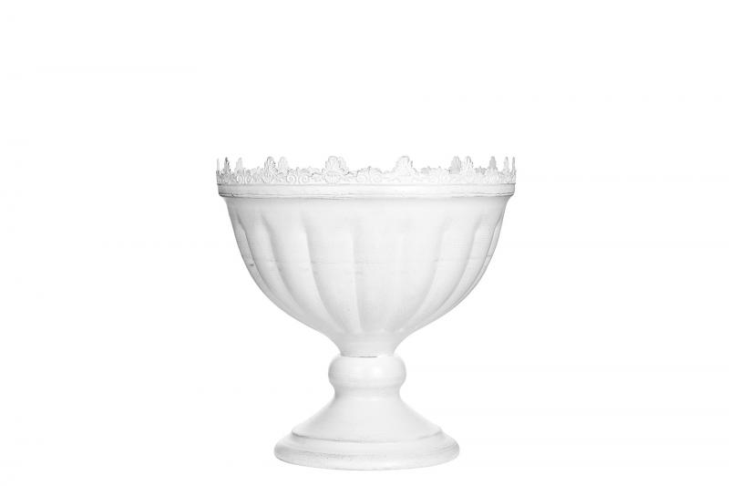 A Lot Decoration - Blomkruka Pokal Antik 19 cm Antikvit , hemmetshjarta.se