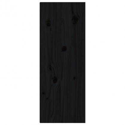 Vggskp 30x30x80 cm svart massiv furu 2 st , hemmetshjarta.se
