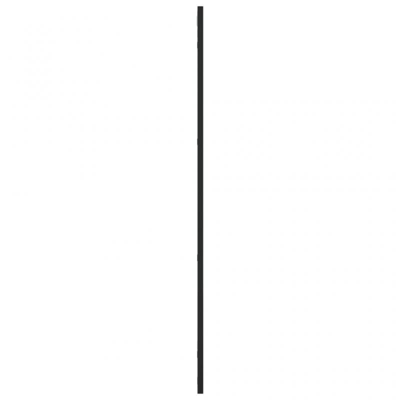 Vggspegel rektangulr svart 50x100 cm jrn , hemmetshjarta.se