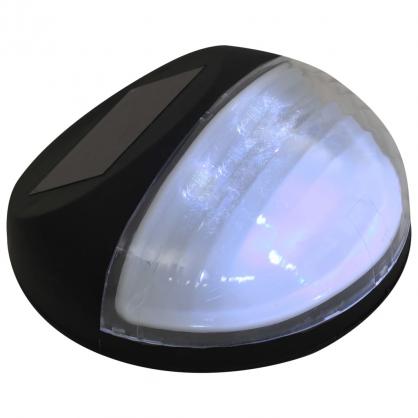 Solcellslampa vgg LED set 12 st rund svart , hemmetshjarta.se