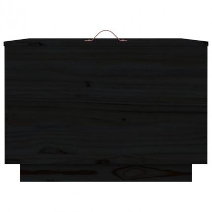 Frvaringsldor med lock 3 st svart massiv furu , hemmetshjarta.se
