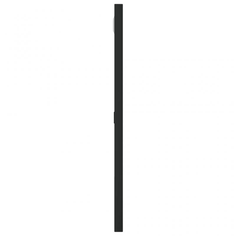 Vggspegel fyrkantig svart 40x40 cm jrn , hemmetshjarta.se