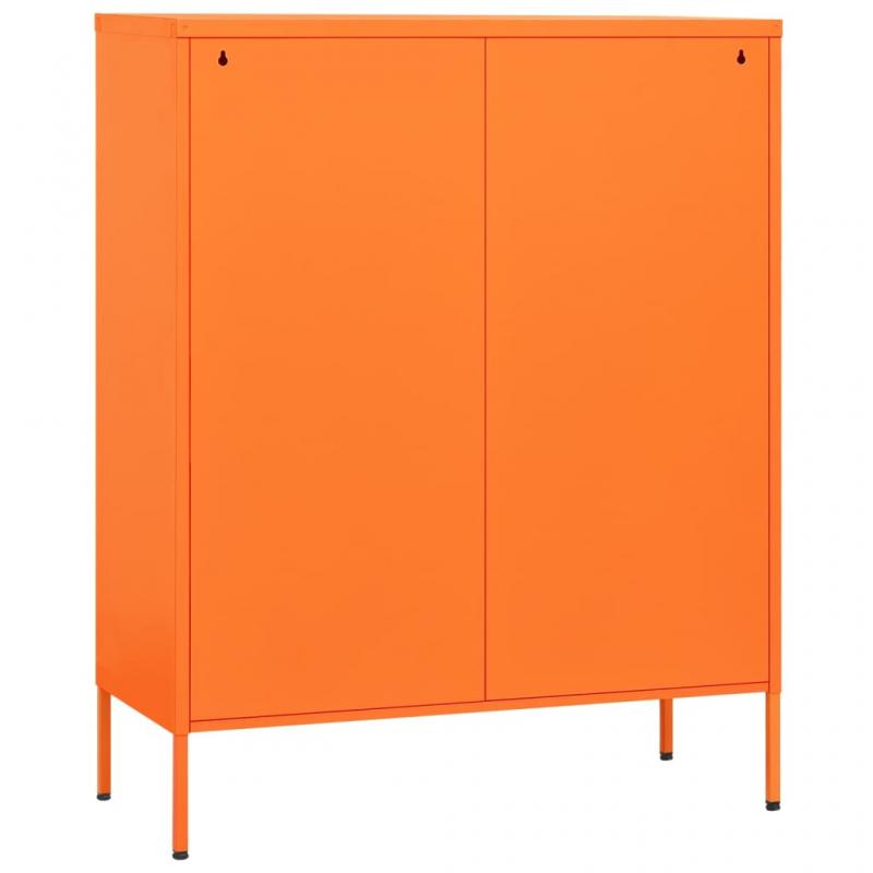 Frvaringsskp orange stl 80x35x101,5 cm , hemmetshjarta.se