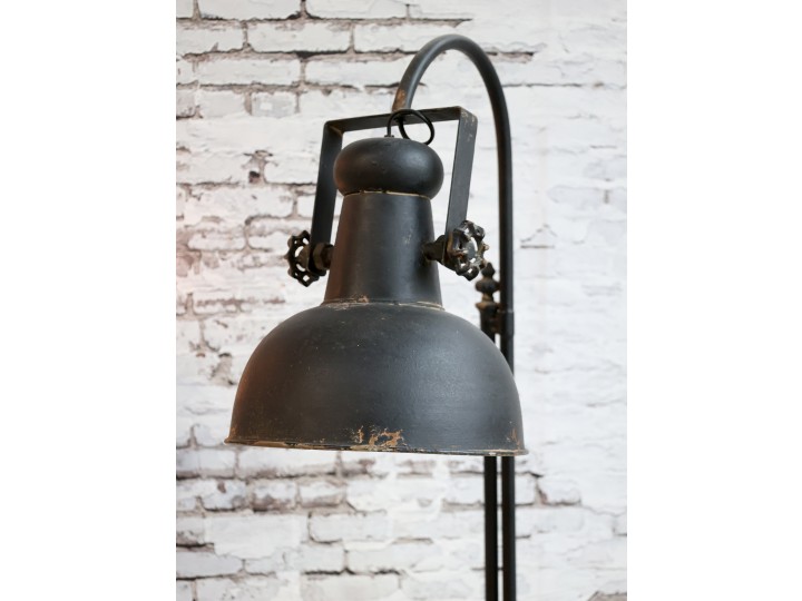 Golvlampa Industry H175 cm antik svart , hemmetshjarta.se