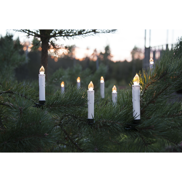 Julgransbelysning Utomhus Vit Led 10 st 13cm Fjrrkontroll , hemmetshjarta.se