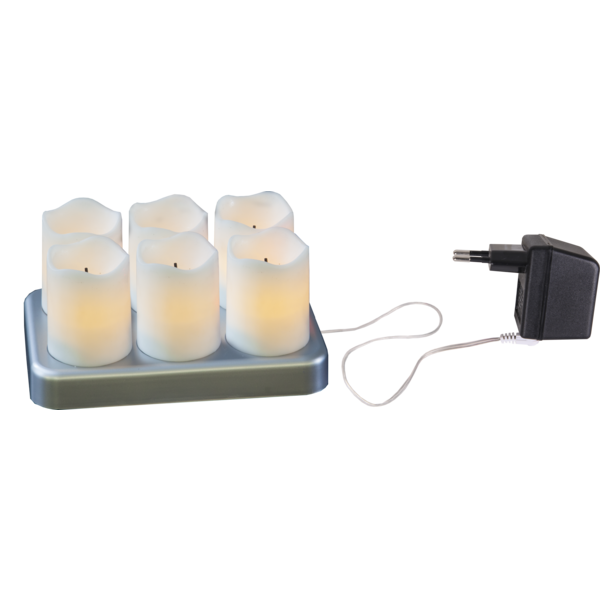 LED Ljus 6-pack Chargeme , hemmetshjarta.se