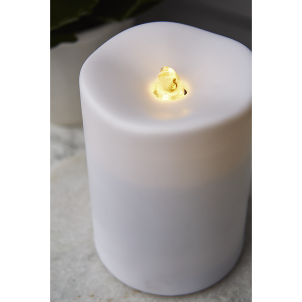 Batteri Blockljus LED Water Candle 10x14cm , hemmetshjarta.se
