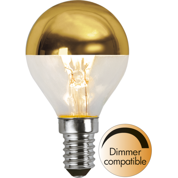 LED-Lampa E14 Top Coated 45 Dim lm250/25w Gold , hemmetshjarta.se