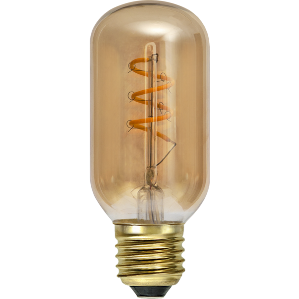 LED-lampa E27 Decoled Spiral Amber T45 Dim , hemmetshjarta.se