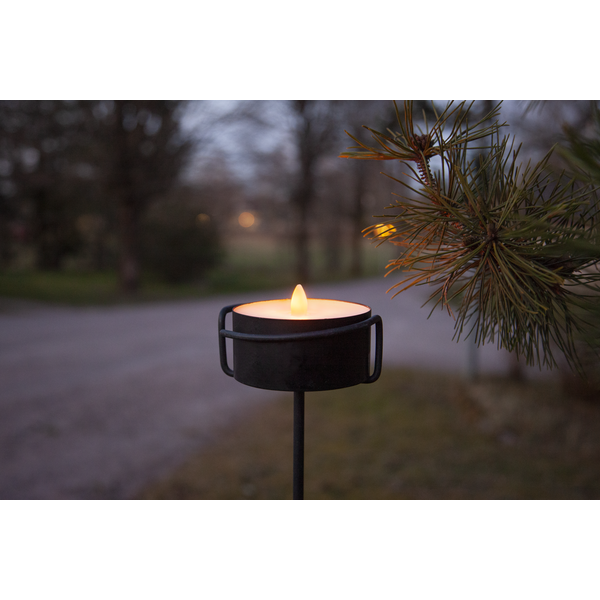 Utomhusmarschall LED Ljus Torch Candle Svart 7x10 , hemmetshjarta.se
