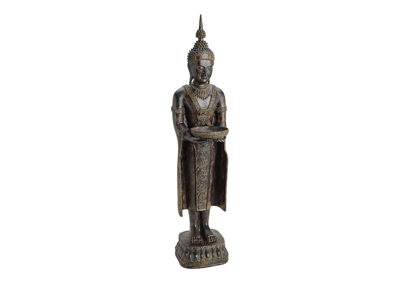 Dekoration Buddha XL brun stende polyresin (B/H/D) 22x76,5x18 cm , hemmetshjarta.se