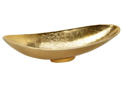Dekorativ Skl Metall Guld (B/H/D) 30x6x13cm , hemmetshjarta.se