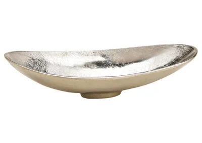 Dekorativ Skl Metall Silver (B/H/D) 30x6x13cm , hemmetshjarta.se