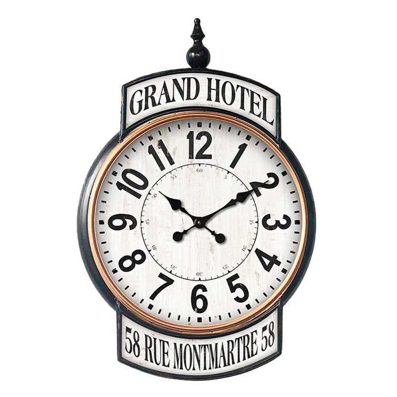 Vggklocka Vit Grand Hotel 62x6x93 cm / 1xAA , hemmetshjarta.se